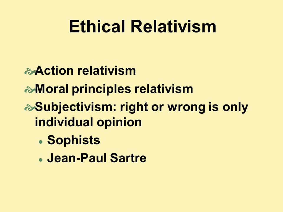 Normative ethical subjectivism and four arguments aganist